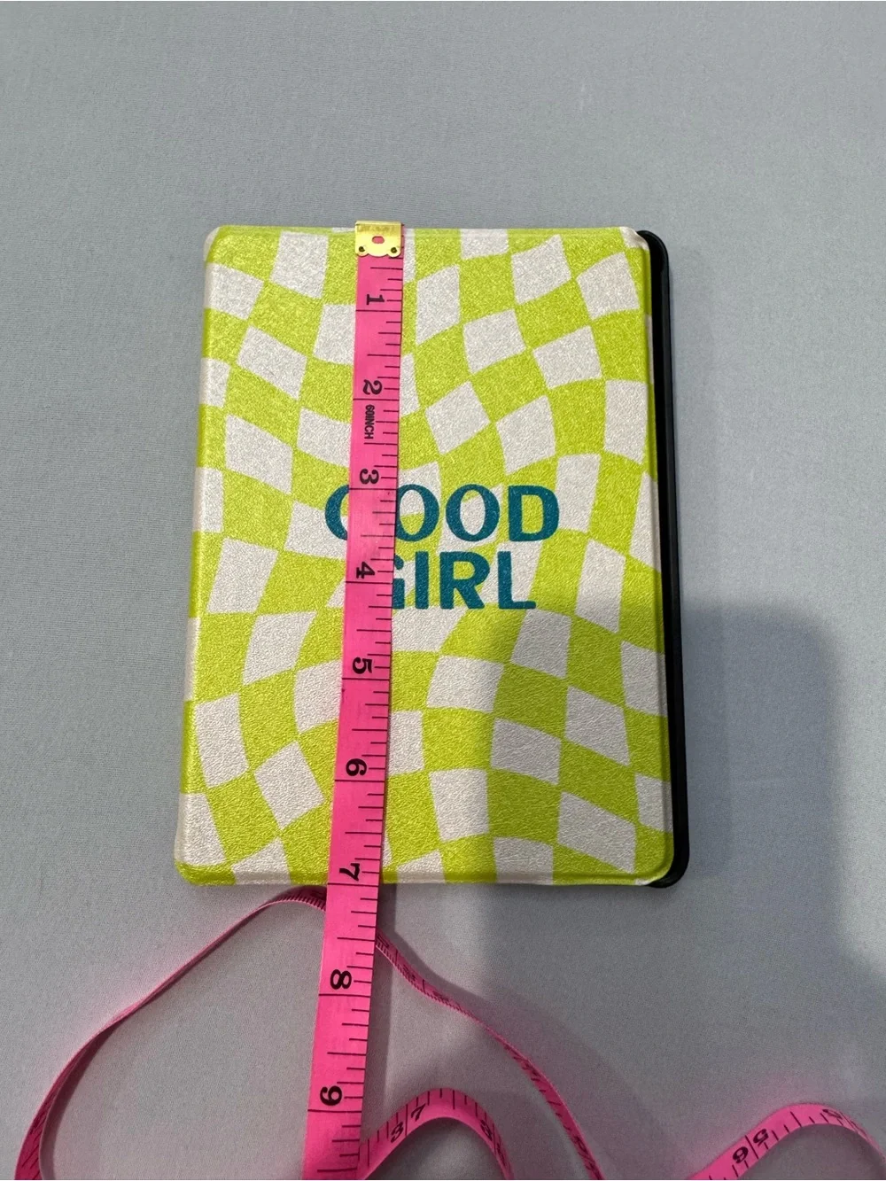 Page the Shop Good Girl Vol. 1 Kindle Case Lime Green Checkerboard